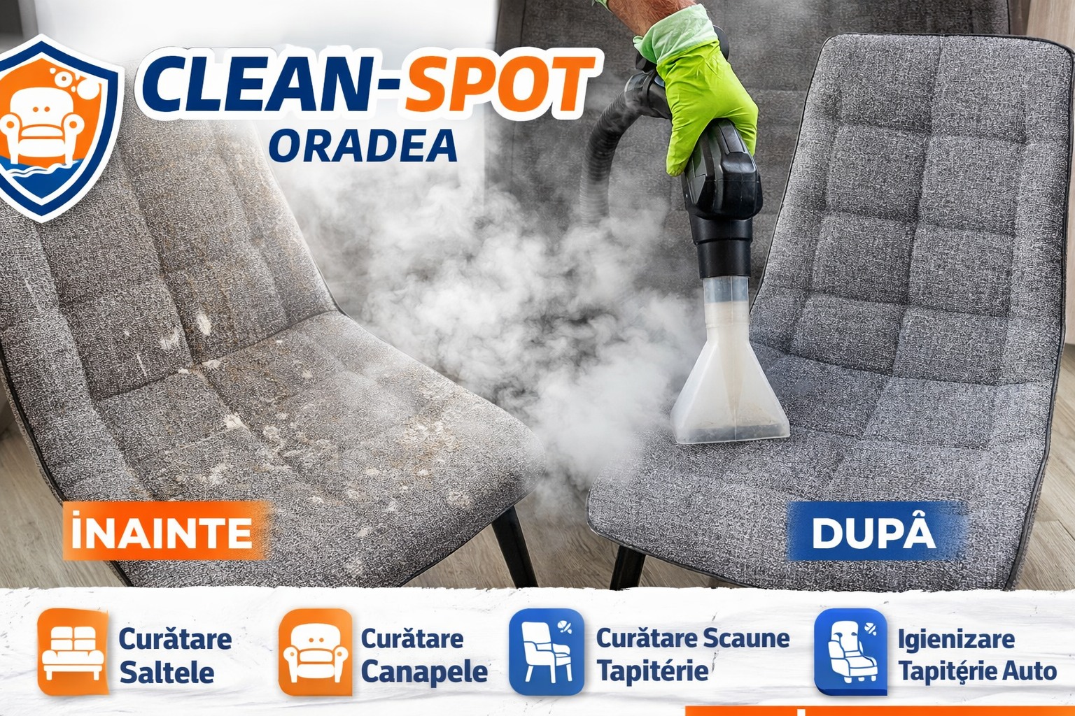 Curățare Saltele și Tapiterii Oradea – Auto, Canapele și Igienizare Profesională